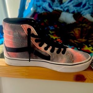 High Top Cloud Tie Dye Vans